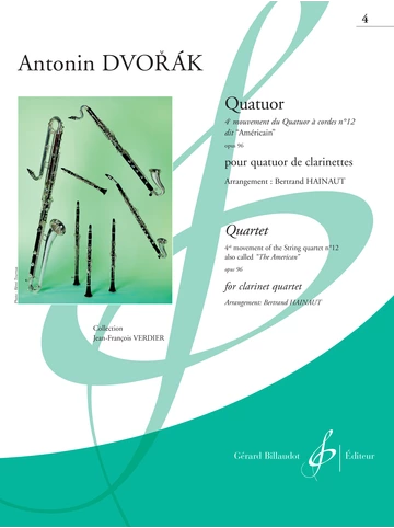 Quator. 4e mouvement du Quatuor à corde n°12, dit &amp;quot;Américain&amp;quot;, op.96 Visuel